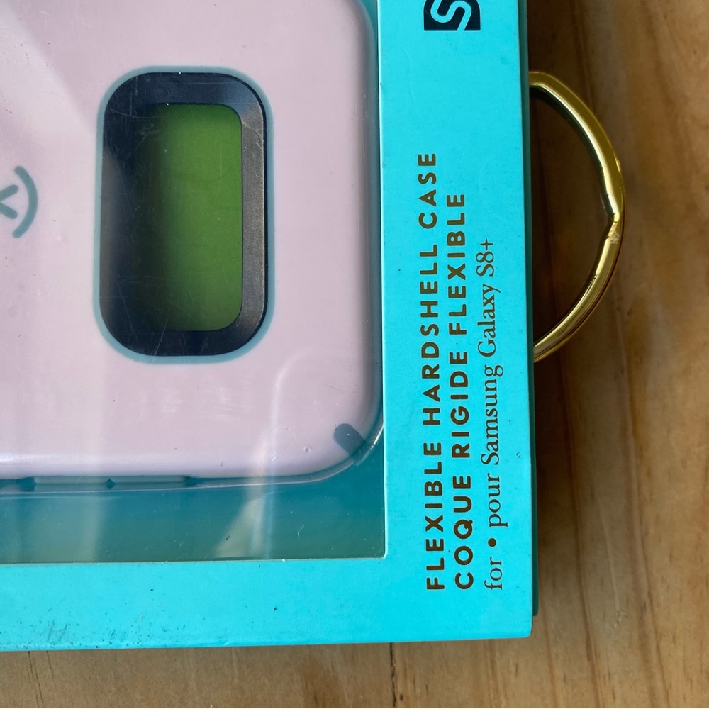 KATE SPADE Pink Flexible Hardshell Speck Case for Samsung Galaxy S8+ - Picture 3 of 8